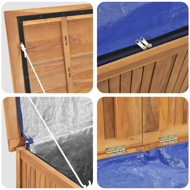 Boîte de jardin 175x50x55 cm Bois massif de teck