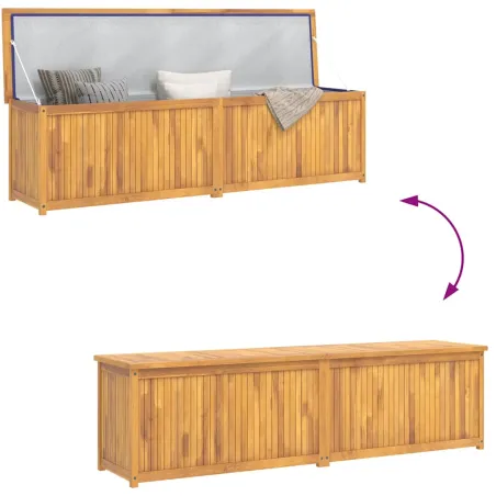 Boîte de jardin 200x50x55 cm Bois massif de teck