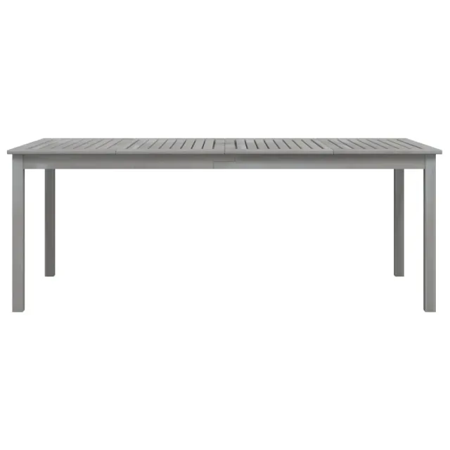 Table de jardin Gris 200x100x75 cm Bois d'acacia solide