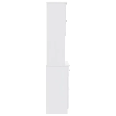 Buffet ALTA blanc 77x35x165 cm bois massif de pin