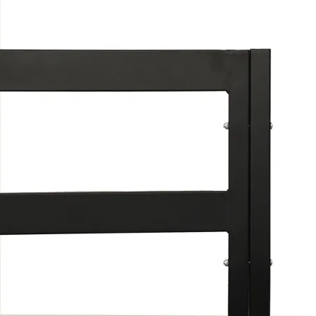 Salon de jardin 6 pcs avec coussins sable acier