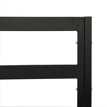 Salon de jardin 5 pcs avec coussins sable acier