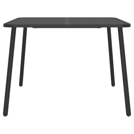 Ensemble à manger de jardin 7 pcs anthracite acier