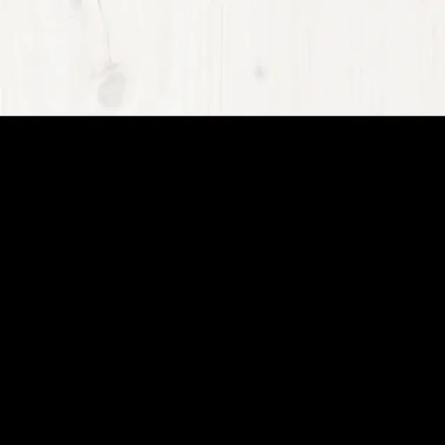 Cadre de lit sans matelas blanc bois de pin massif 120x200 cm