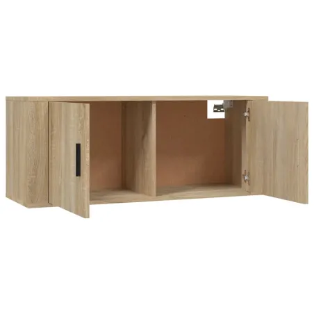 Ensemble de meubles TV 2 pcs chêne sonoma bois d'ingénierie