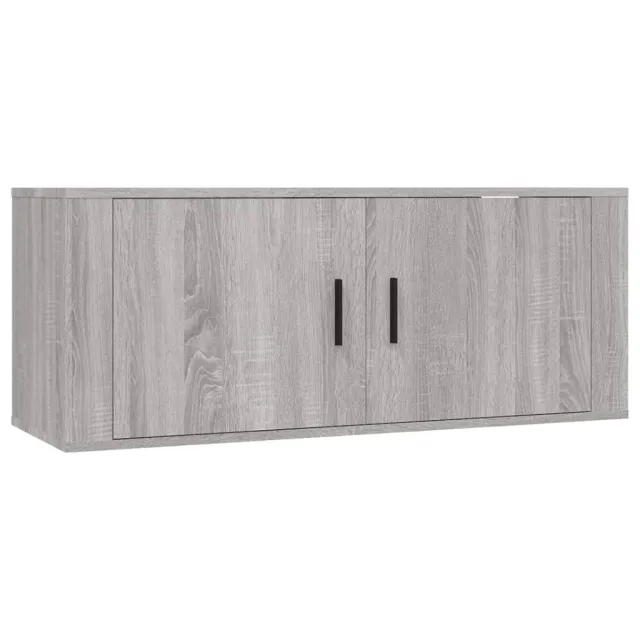 Ensemble de meubles TV 2 pcs Sonoma gris Bois d'ingénierie