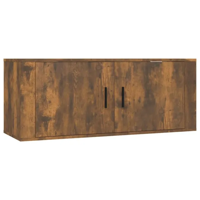 Ensemble de meubles TV 4 pcs Chêne fumé Bois d'ingénierie