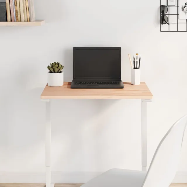 Dessus de table 60x40x1,5 cm rectangulaire bois massif de hêtre