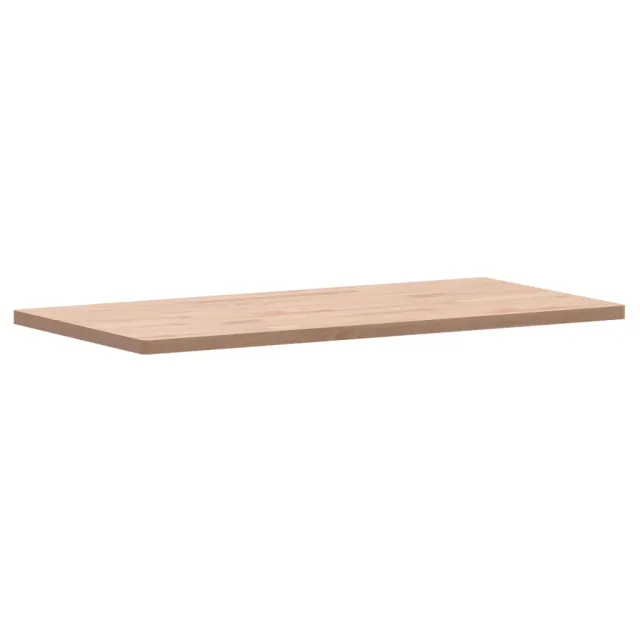 Dessus de table 100x50x2,5cm rectangulaire bois massif de hêtre