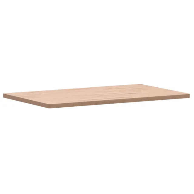 Dessus de table 100x60x2,5cm rectangulaire bois massif de hêtre