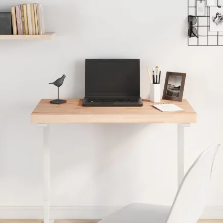 Dessus de table 100x50x4 cm rectangulaire bois massif de hêtre