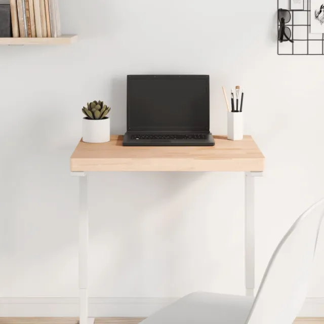 Dessus de table 60x40x4 cm rectangulaire bois massif de hêtre