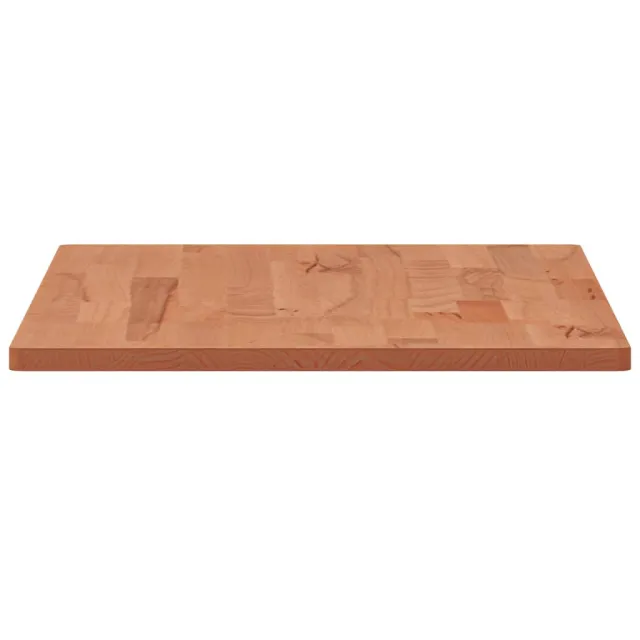 Dessus de table 100x50x1,5cm rectangulaire bois massif de hêtre