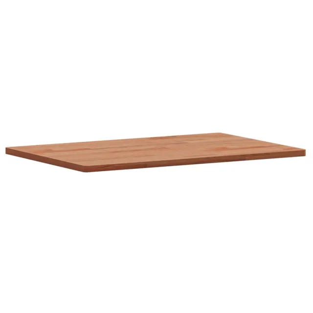 Dessus de table 60x40x1,5 cm rectangulaire bois massif de hêtre