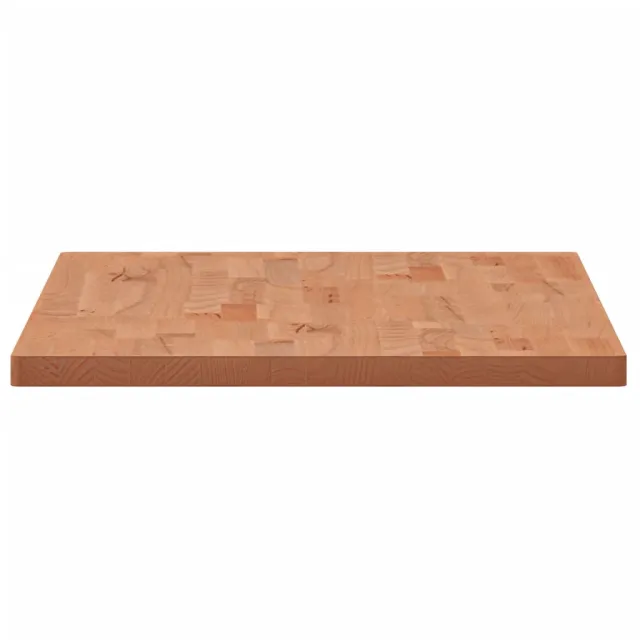 Dessus de table 100x50x2,5cm rectangulaire bois massif de hêtre