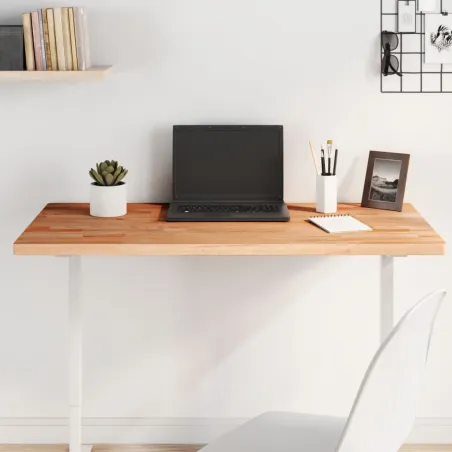 Dessus de table 100x60x2,5cm rectangulaire bois massif de hêtre