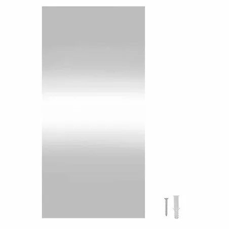 Miroir mural avec lumières LED 30x60 cm verre rectangulaire