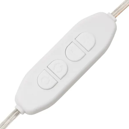 Miroir mural avec lumières LED 30x60 cm verre rectangulaire