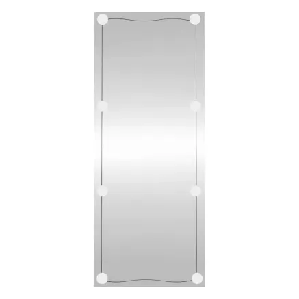 Miroir mural avec lumières LED 40x100 cm verre rectangulaire 2