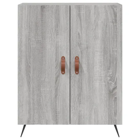 Buffet haut Sonoma gris 69,5x34x180 cm Bois d'ingénierie