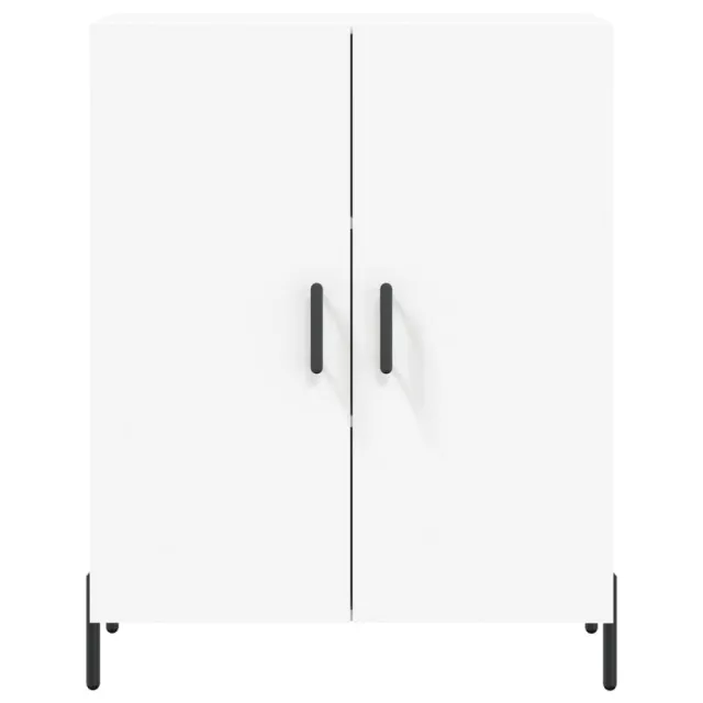 Buffet haut Blanc 69,5x34x180 cm Bois d'ingénierie