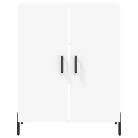 Buffet haut Blanc 69,5x34x180 cm Bois d'ingénierie