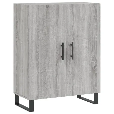 Buffet haut Sonoma gris 69,5x34x180 cm Bois d'ingénierie