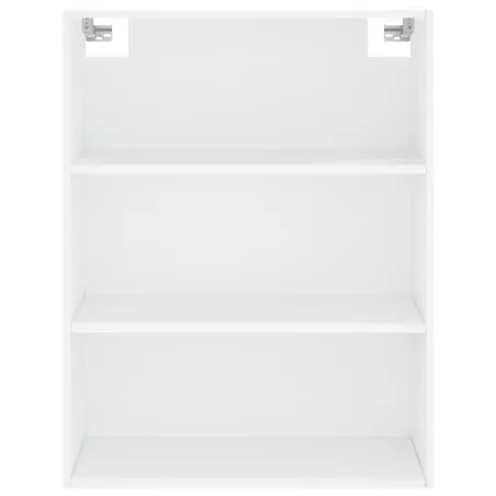 Buffet haut Blanc 69,5x34x180 cm Bois d'ingénierie