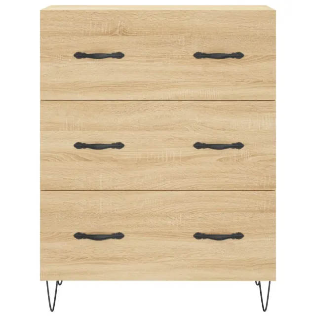 Buffet haut Chêne sonoma 69,5x34x180 cm Bois d'ingénierie