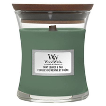 Bougie Parfumée Woodwick Mint Leaves & Oak 275 g