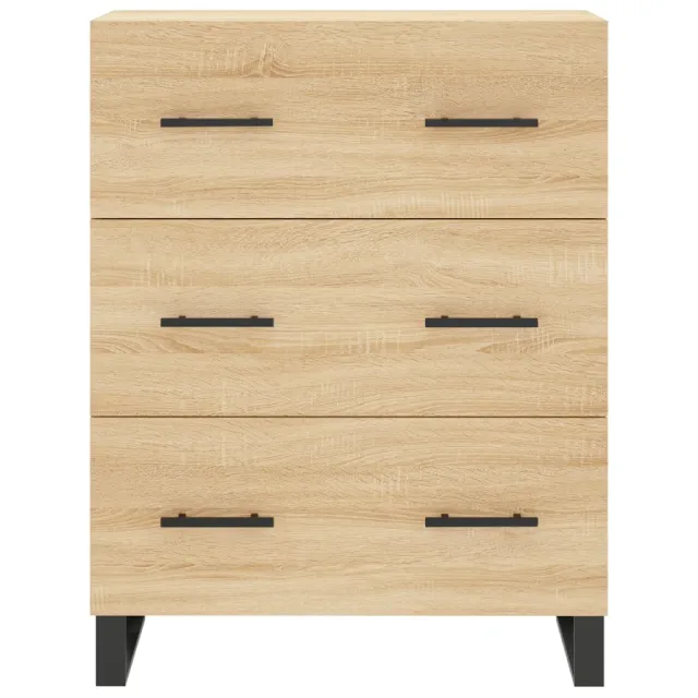 Buffet haut Chêne sonoma 69,5x34x180 cm Bois d'ingénierie