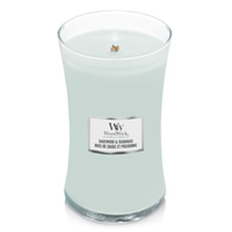 Geurkaars Woodwick Sagewood & Seagrass 610 g