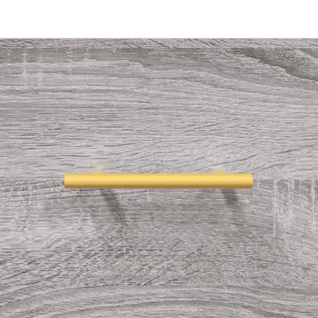 Buffet haut Sonoma gris 69,5x34x180 cm Bois d'ingénierie