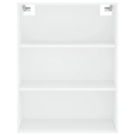 Buffet haut Blanc 69,5x34x180 cm Bois d'ingénierie