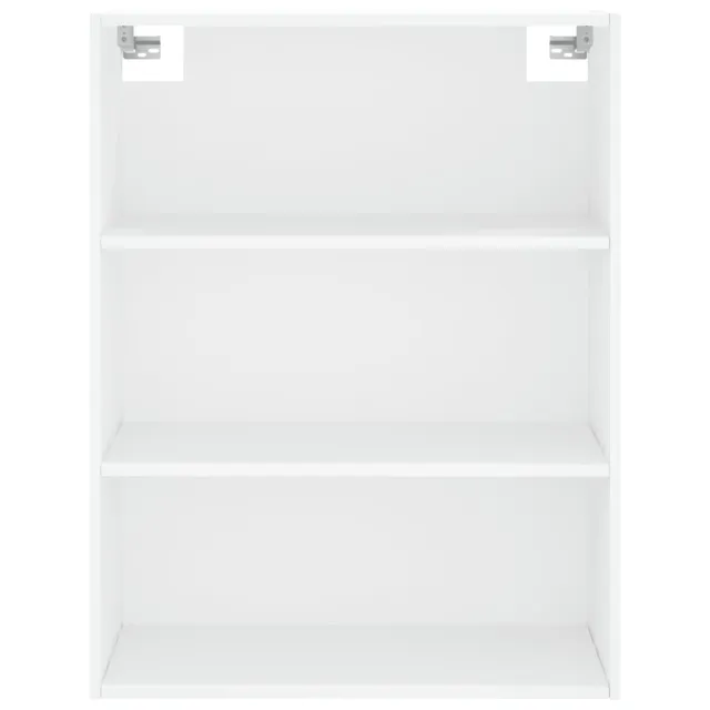 Buffet haut Blanc 69,5x34x180 cm Bois d'ingénierie