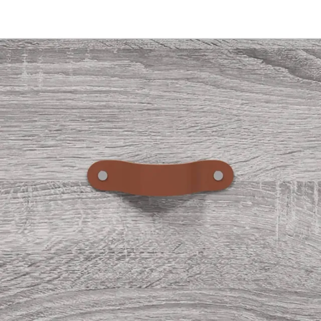 Buffet haut Sonoma gris 69,5x34x180 cm Bois d'ingénierie