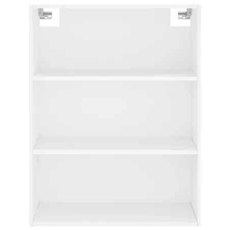 Buffet blanc 69,5x32,5x180 cm bois d'ingénierie