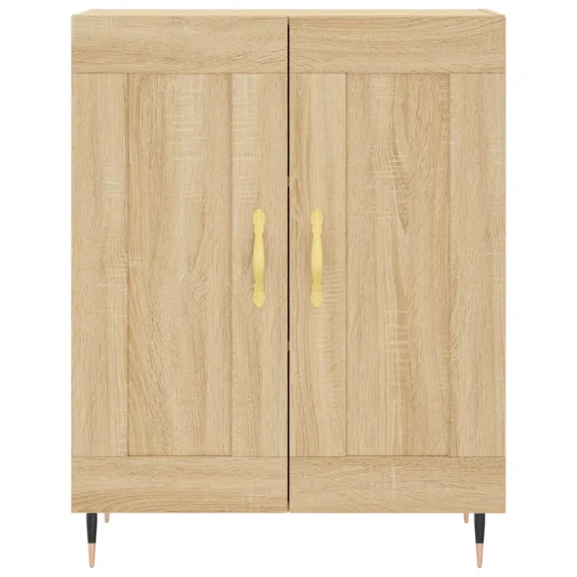Buffet haut Chêne sonoma 69,5x34x180 cm Bois d'ingénierie