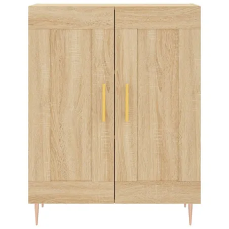 Buffet haut Chêne sonoma 69,5x34x180 cm Bois d'ingénierie