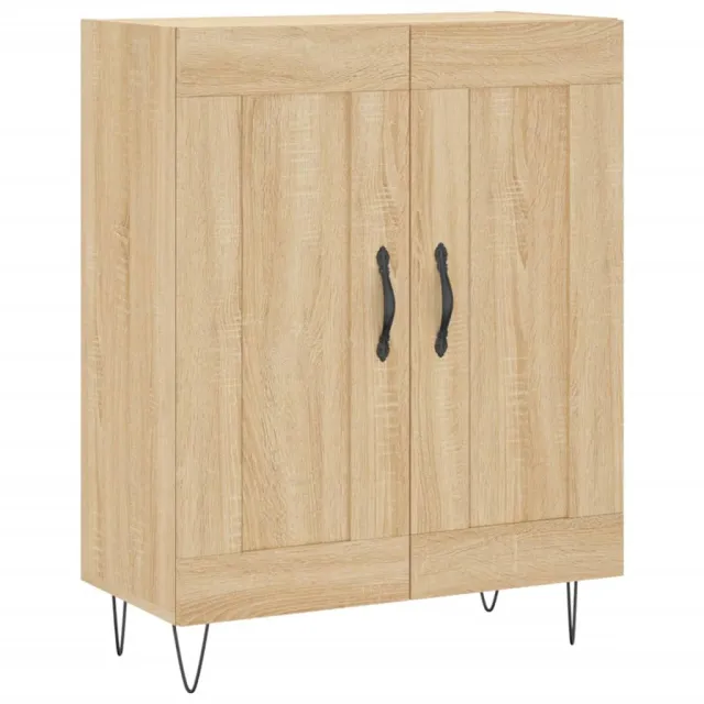 Buffet haut Chêne sonoma 69,5x34x180 cm Bois d'ingénierie