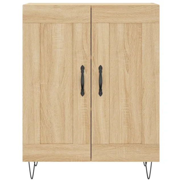 Buffet haut Chêne sonoma 69,5x34x180 cm Bois d'ingénierie