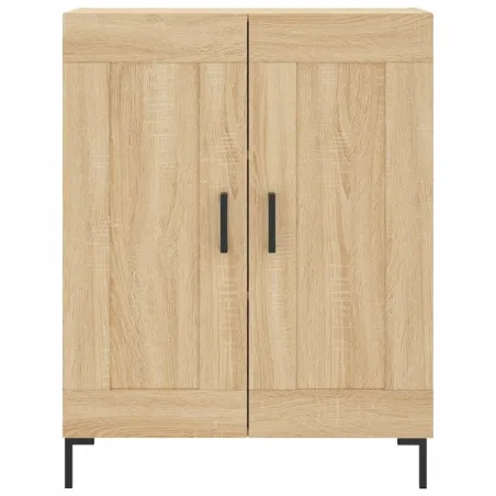 Buffet haut Chêne sonoma 69,5x34x180 cm Bois d'ingénierie