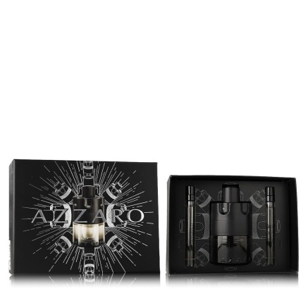 Set de Perfume Hombre Azzaro The Most Wanted Intense EDT 3 Piezas