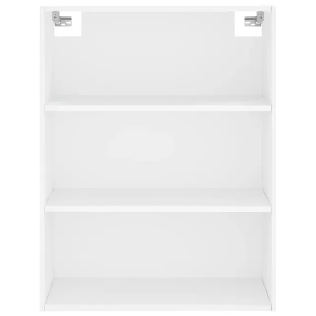 Buffet haut Blanc 69,5x34x180 cm Bois d'ingénierie