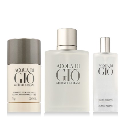 Set de Parfum Homme Giorgio Armani Acqua Di Gio 3 Pièces 2