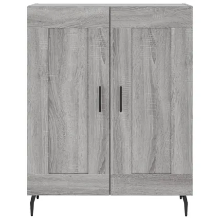 Buffet haut Sonoma gris 69,5x34x180 cm Bois d'ingénierie