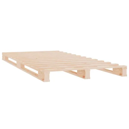 Cadre de lit 90x190 cm Bois de pin massif Simple