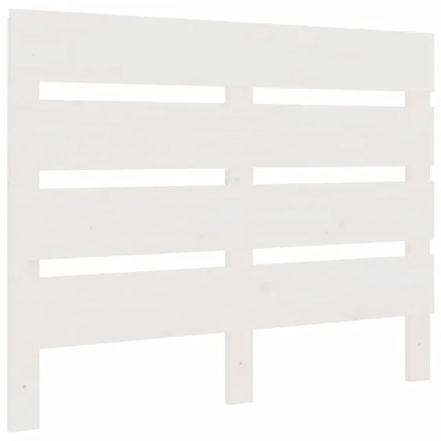 Cadre de lit Blanc 90x190 cm Bois de pin massif Simple