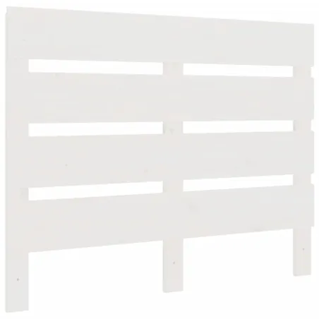 Cadre de lit Blanc 90x190 cm Bois de pin massif Simple