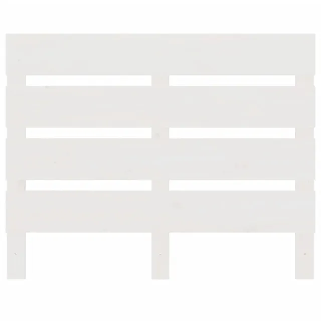 Cadre de lit Blanc 90x190 cm Bois de pin massif Simple